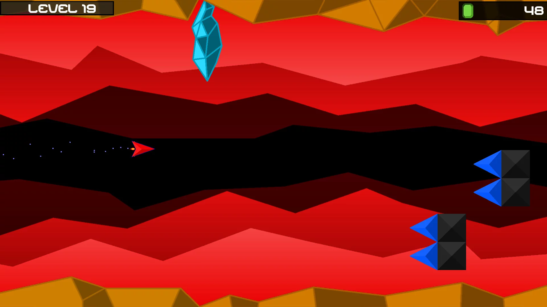 Изображение игры: Cave Racer
