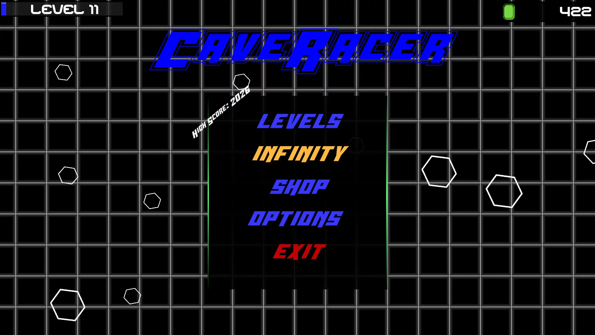 Изображение игры: Cave Racer