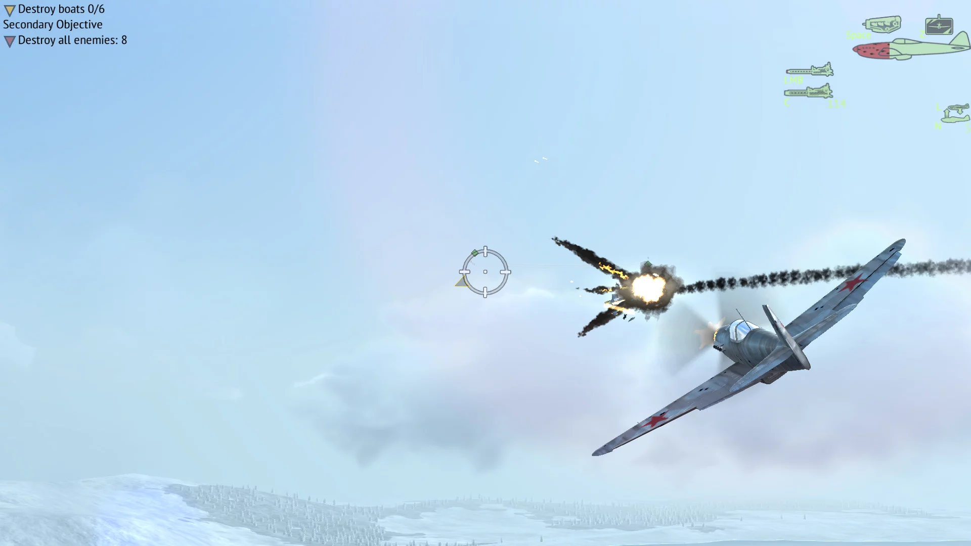 Изображение игры: Warplanes: WW2 Dogfight