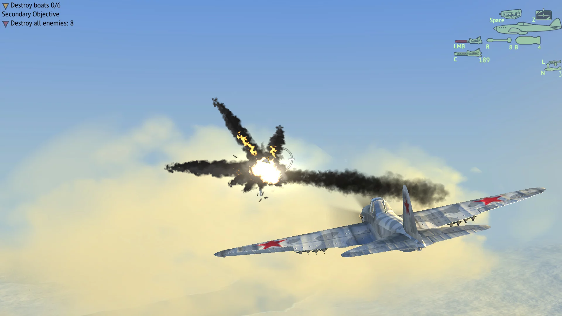 Изображение игры: Warplanes: WW2 Dogfight