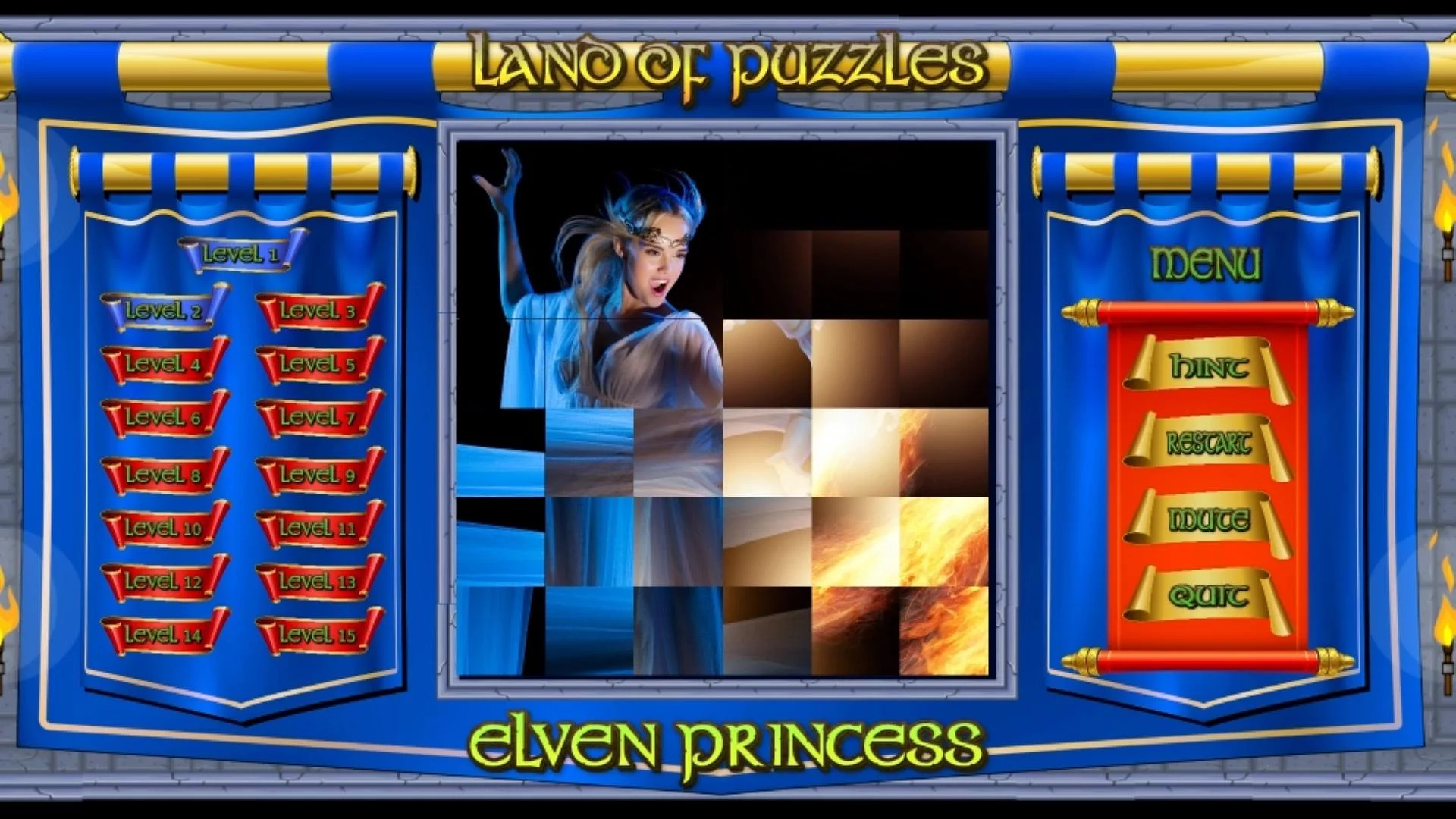 Изображение игры: Land of Puzzles: Elven Princess
