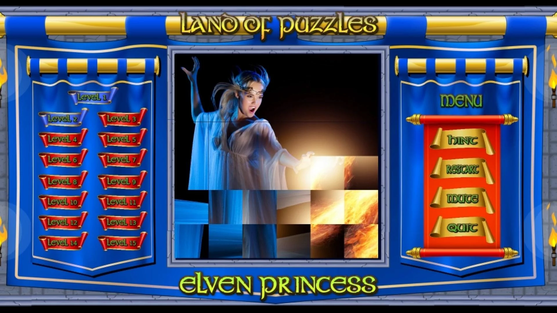 Изображение игры: Land of Puzzles: Elven Princess