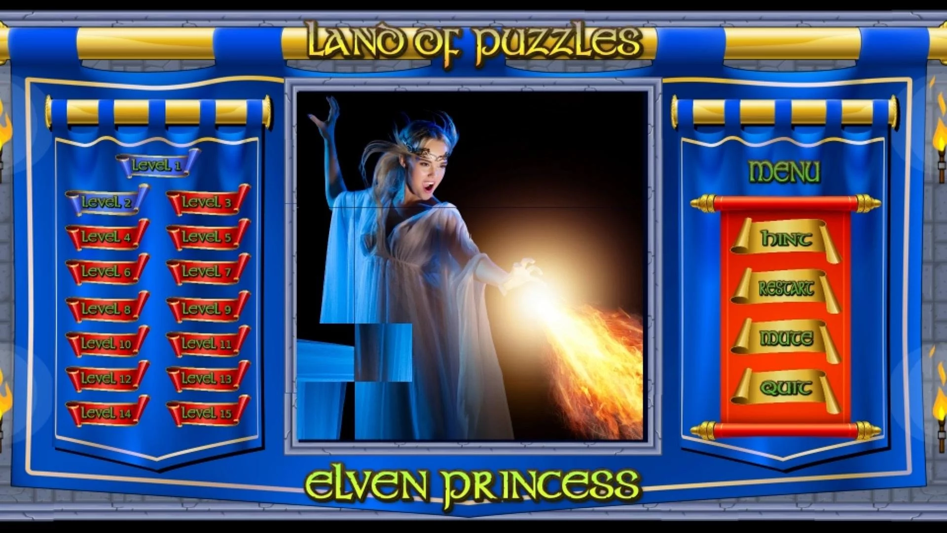 Изображение игры: Land of Puzzles: Elven Princess