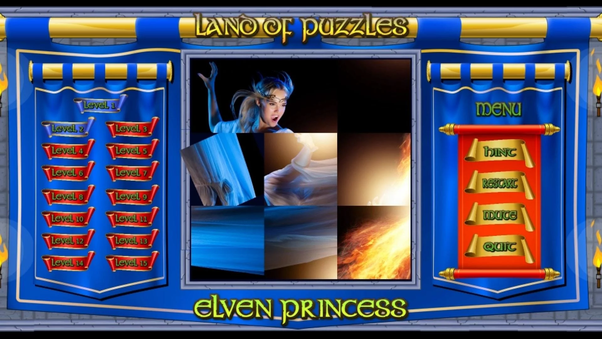 Изображение игры: Land of Puzzles: Elven Princess