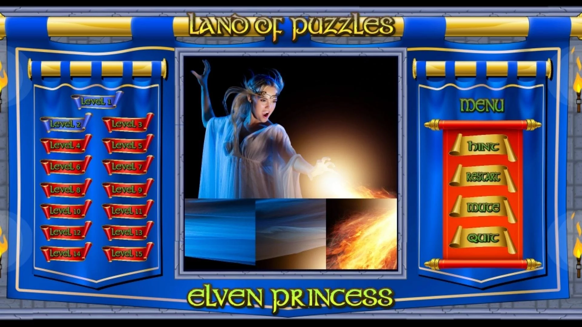 Изображение игры: Land of Puzzles: Elven Princess