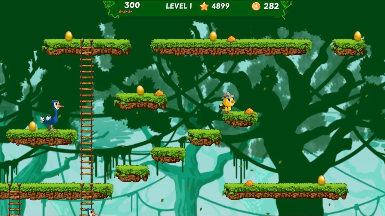 Изображение игры: Chuckie Egg 2017