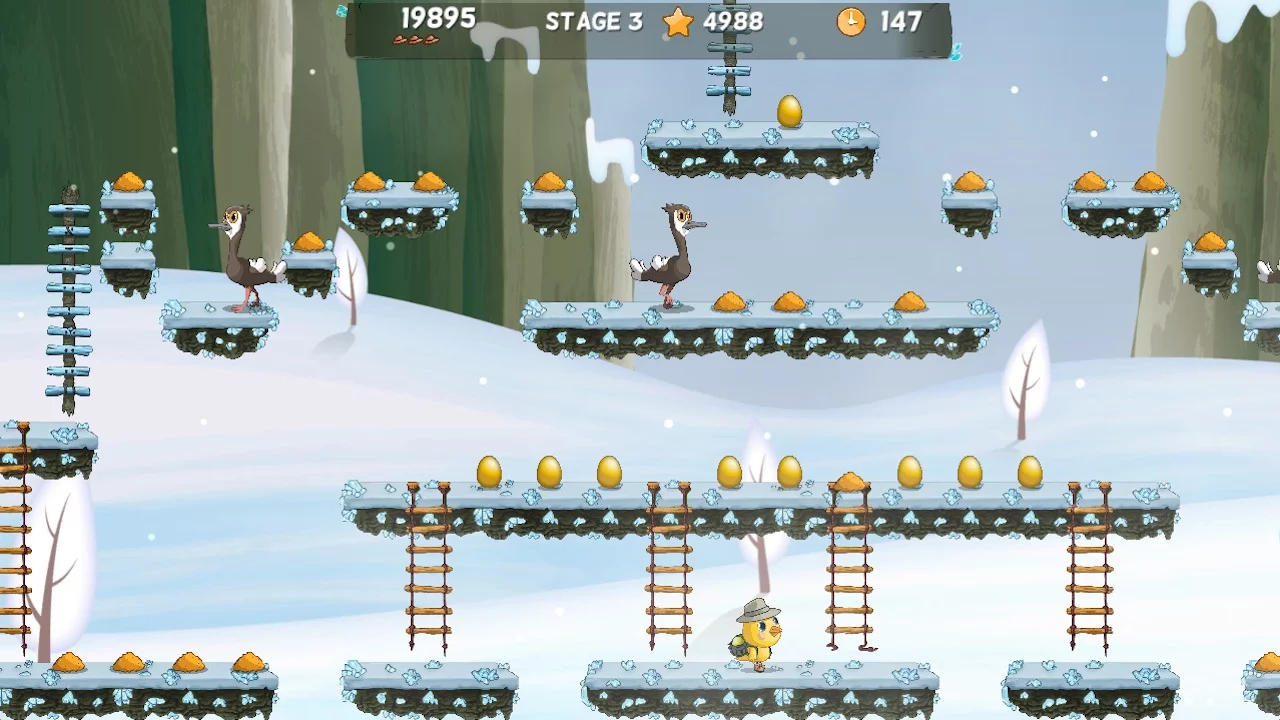 Изображение игры: Chuckie Egg 2017