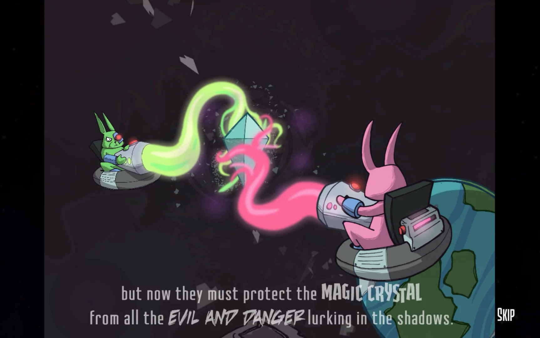 Изображение игры: RoboBunnies In Space!