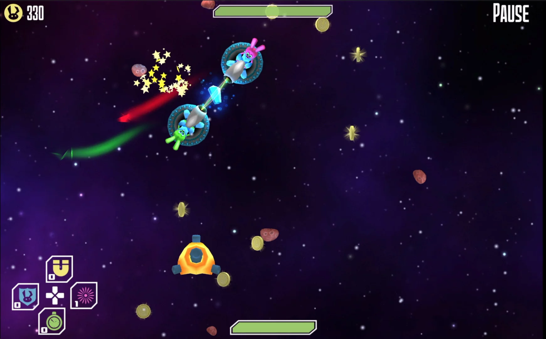 Изображение игры: RoboBunnies In Space!