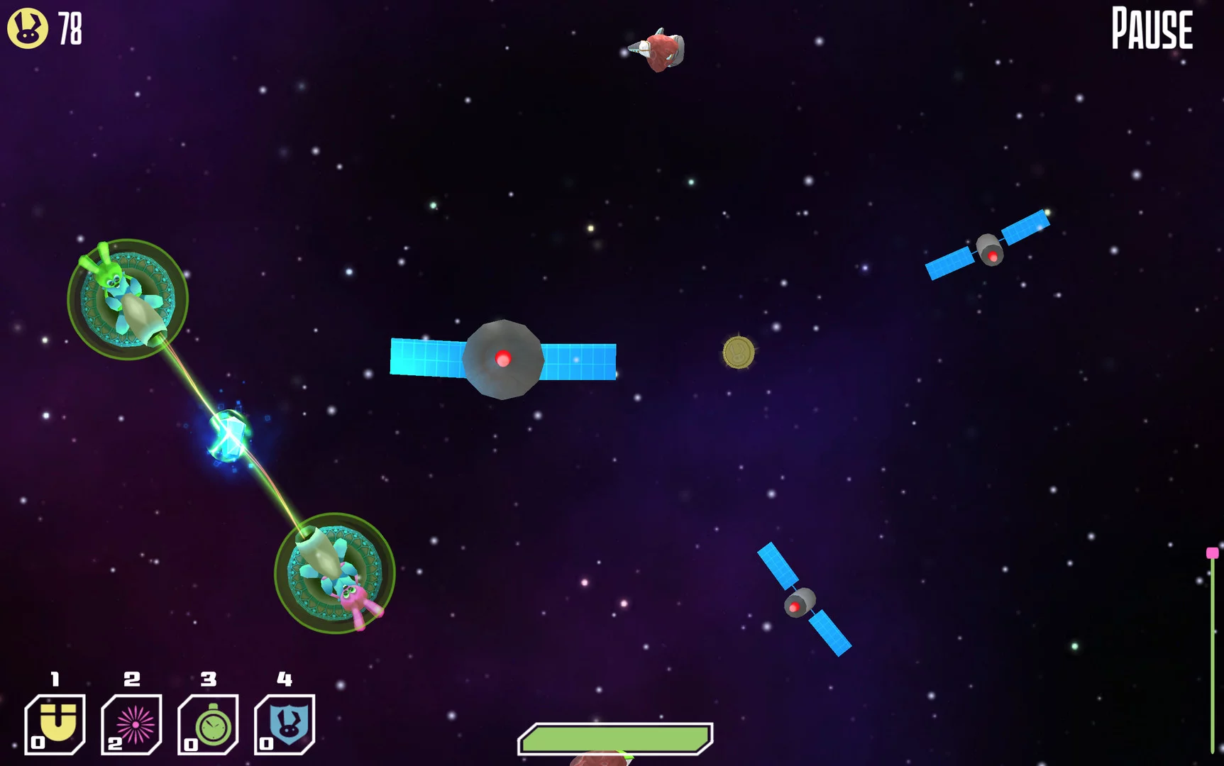 Изображение игры: RoboBunnies In Space!