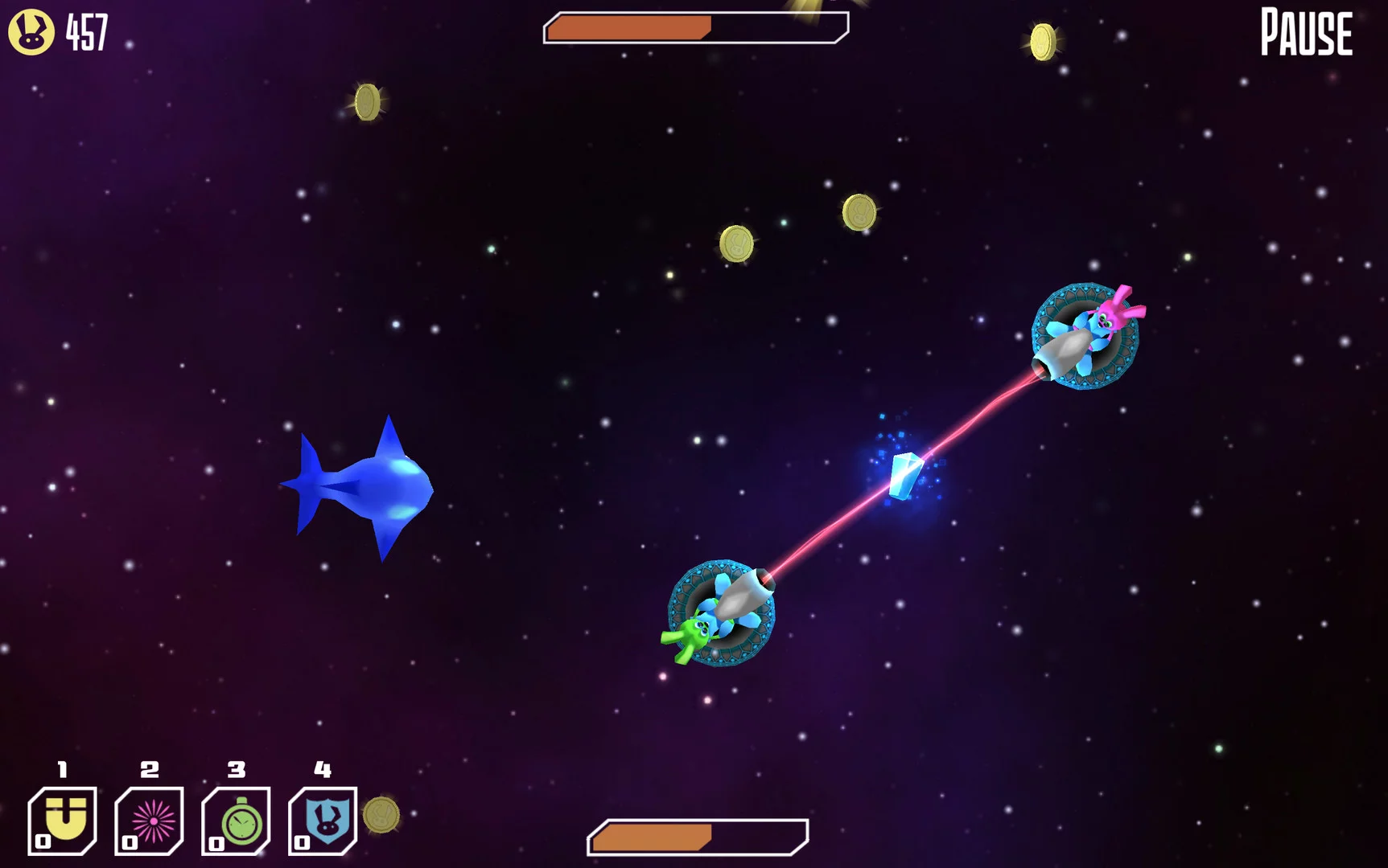 Изображение игры: RoboBunnies In Space!