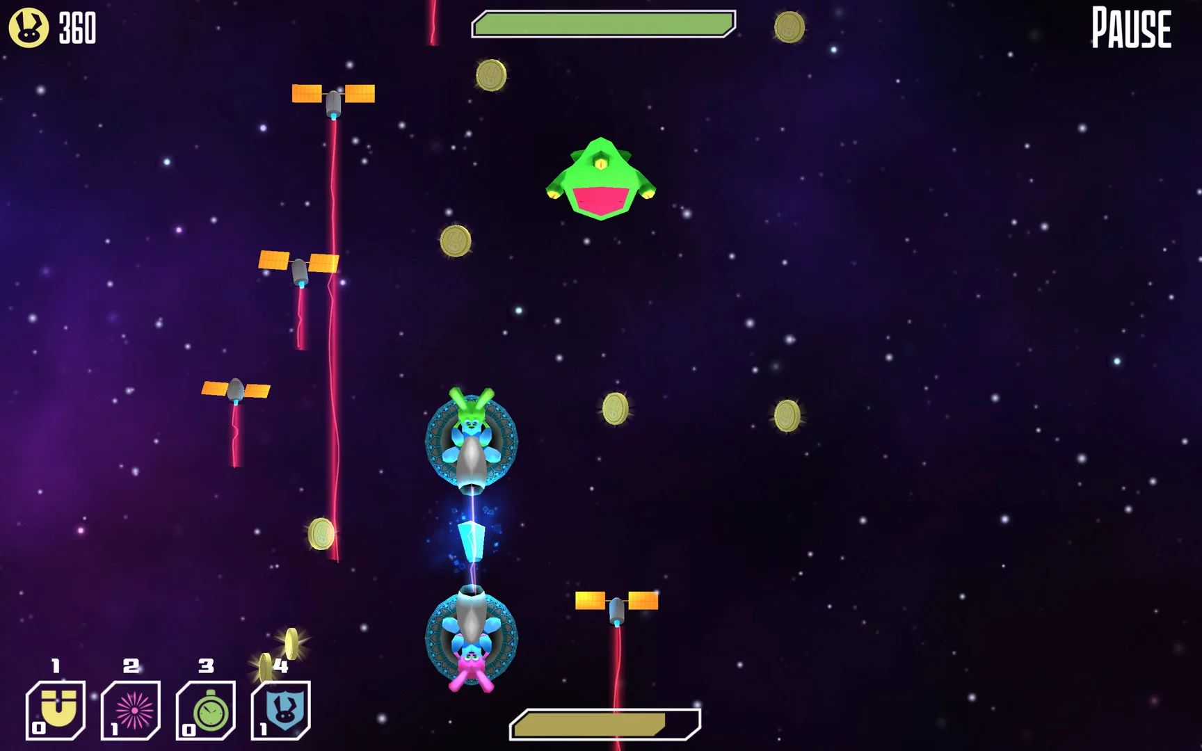 Изображение игры: RoboBunnies In Space!