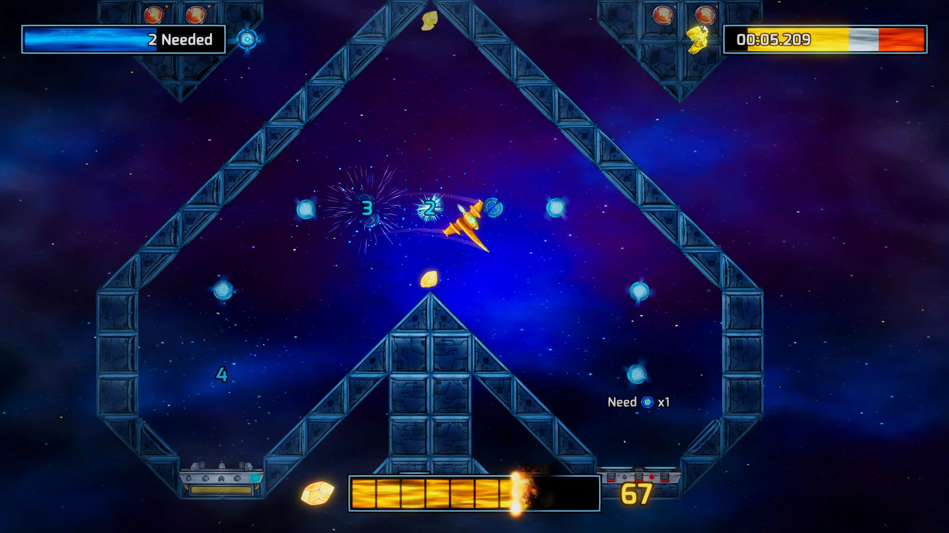 Изображение игры: Thrusty Ship