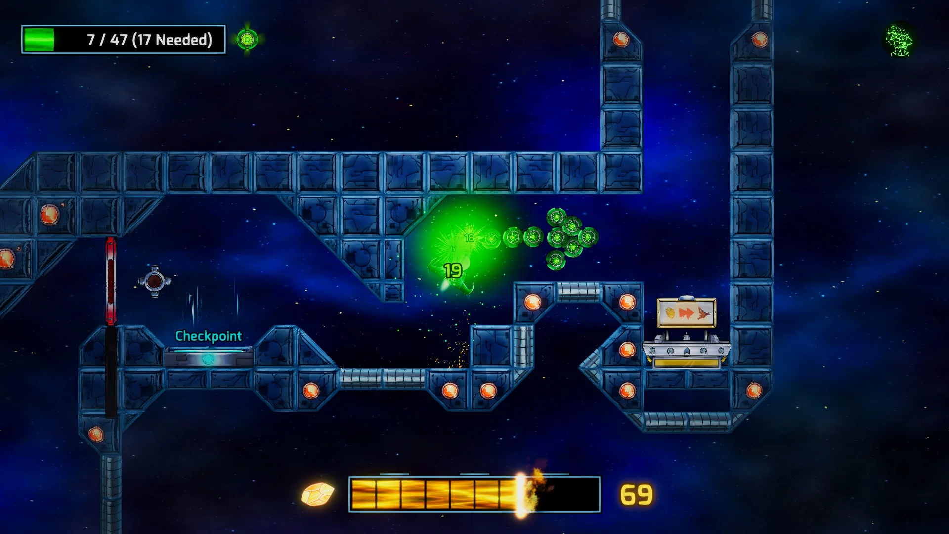 Изображение игры: Thrusty Ship