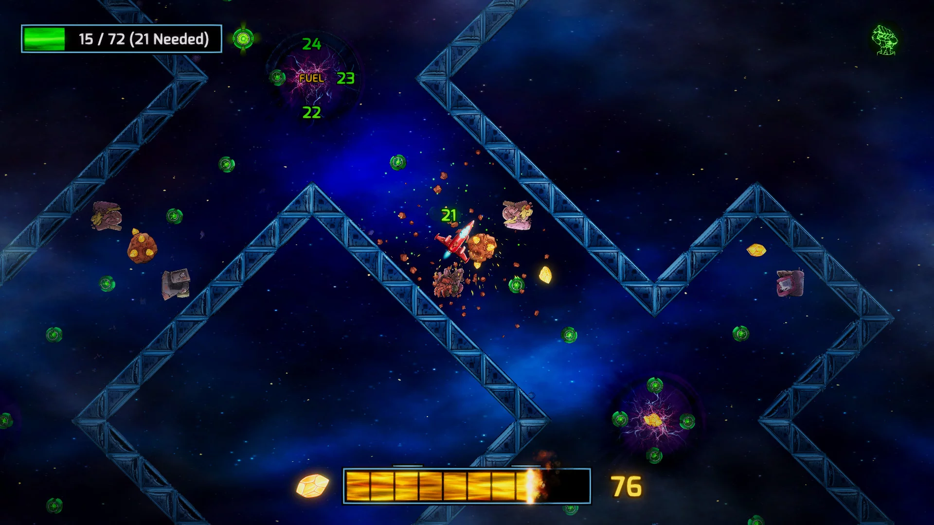 Изображение игры: Thrusty Ship
