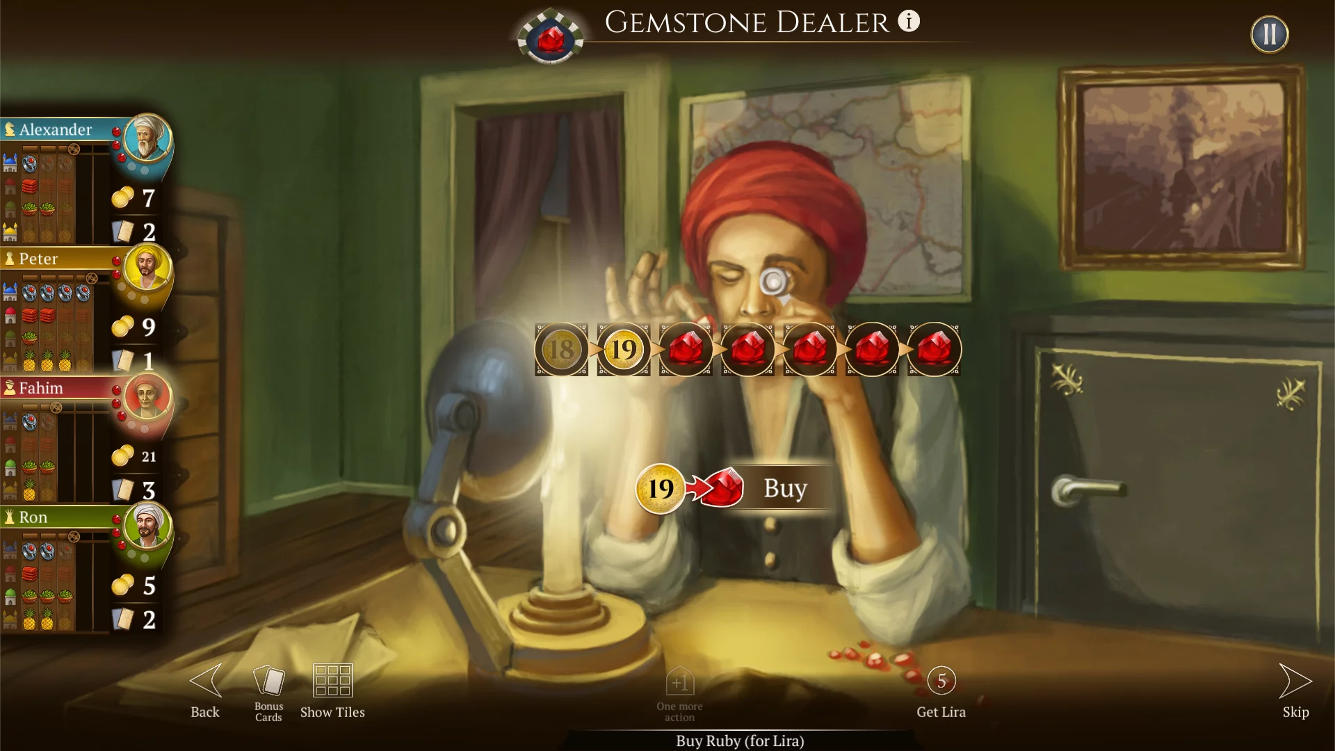 Изображение игры: Istanbul: Digital Edition