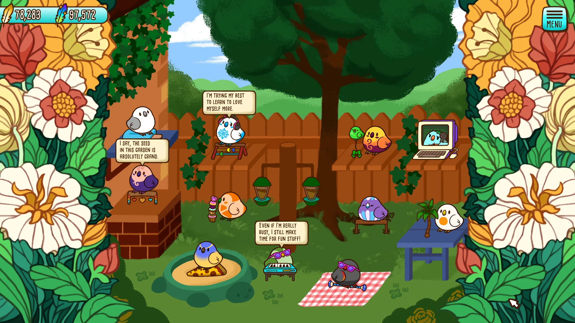 Изображение игры: Tiny Bird Garden Deluxe