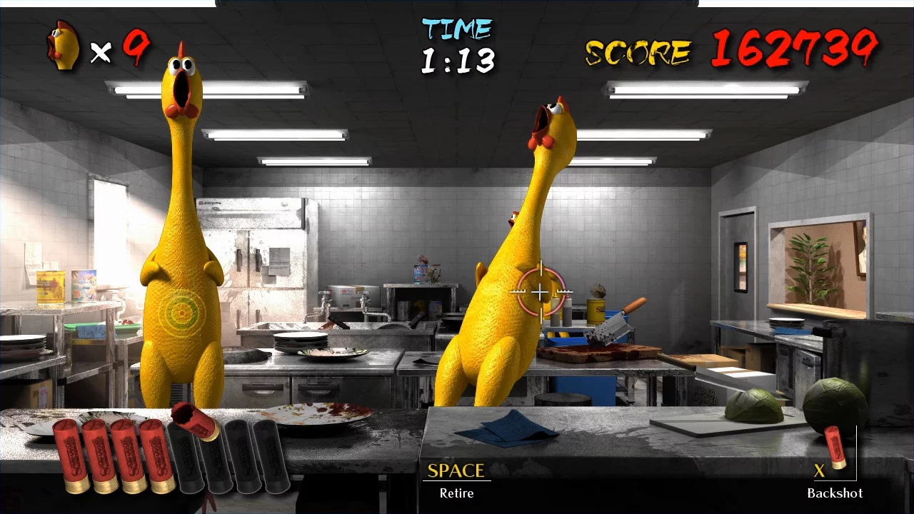Изображение игры: Shooting Chicken Insanity Chickens
