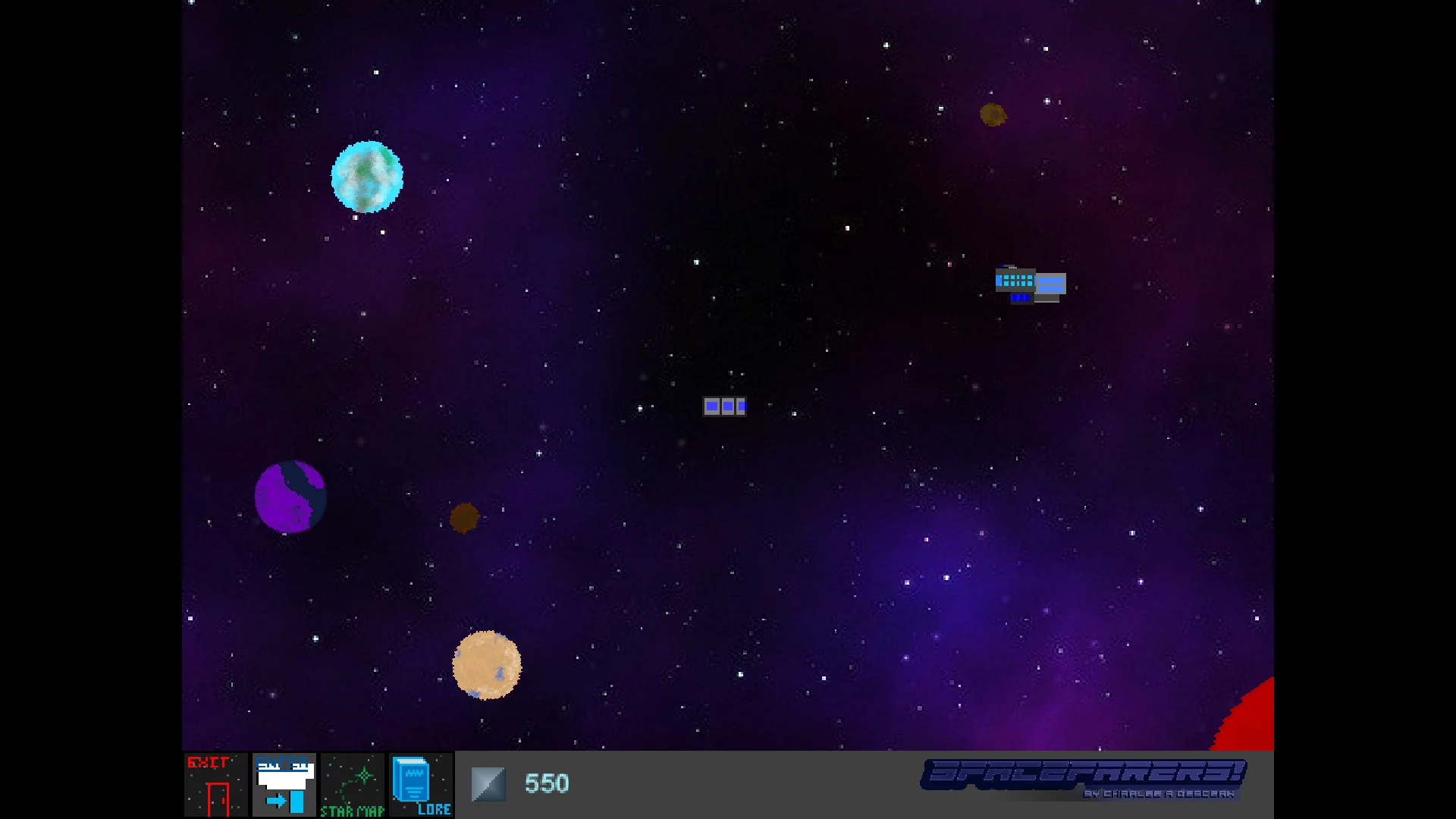 Изображение игры: Spacefarers!