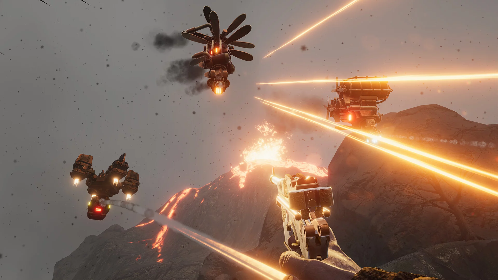 Изображение игры: Volcanoids