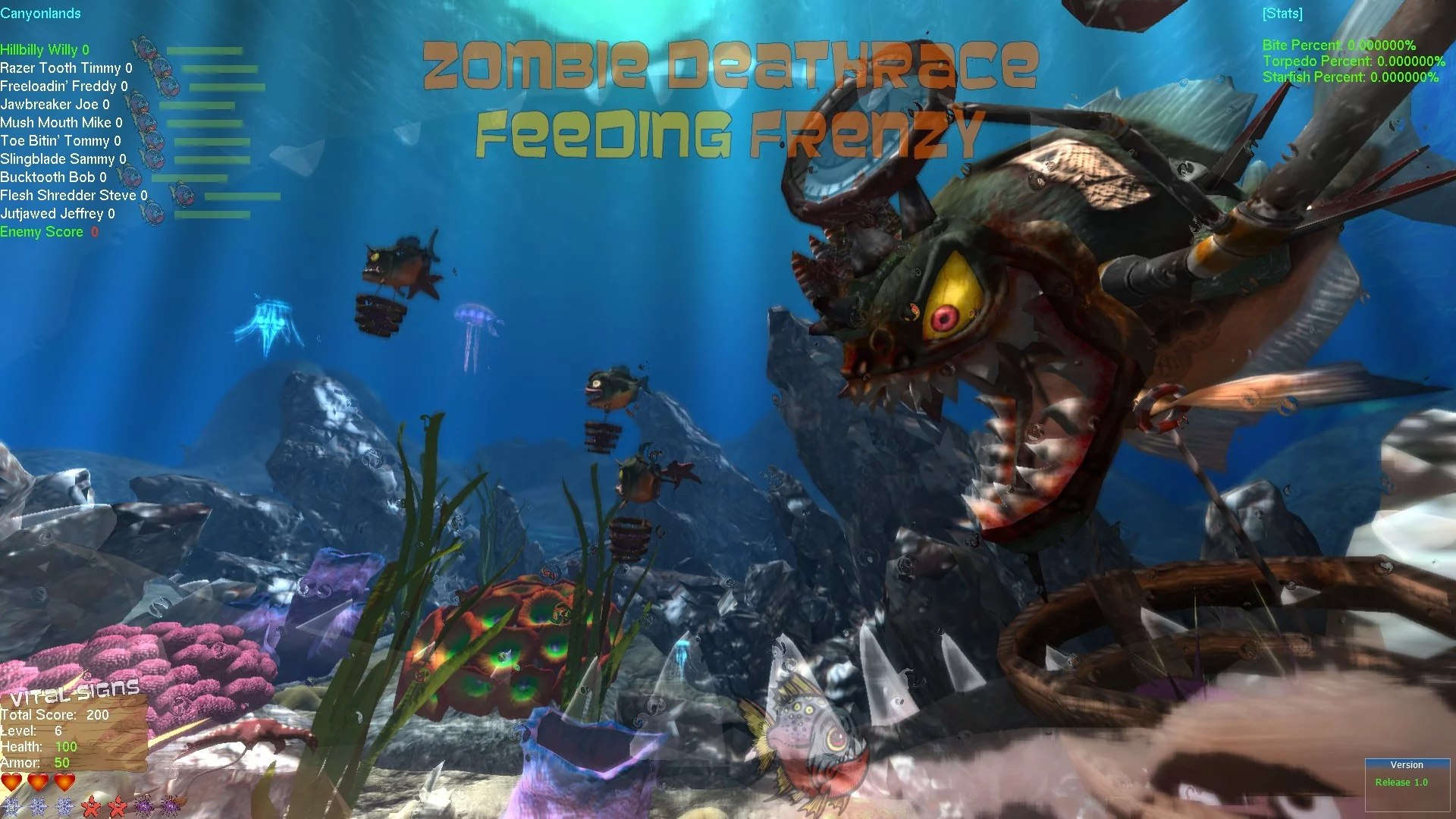 Изображение игры: Zombie Deathrace Feeding Frenzy