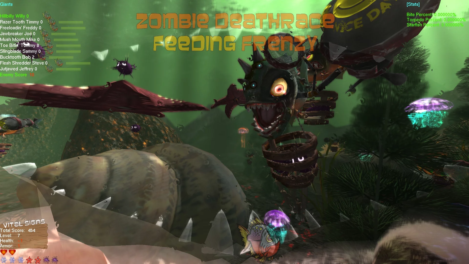 Изображение игры: Zombie Deathrace Feeding Frenzy