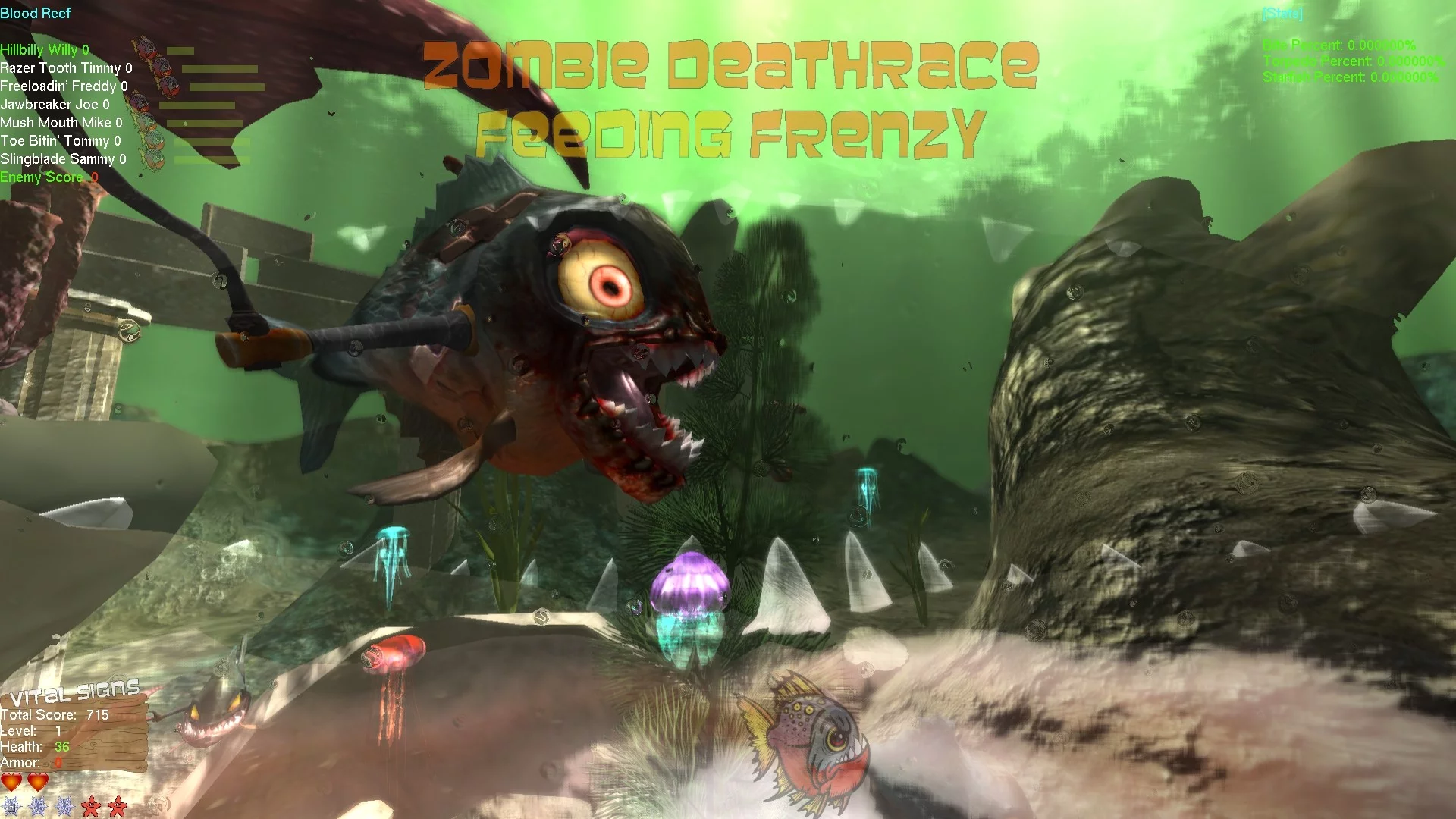 Изображение игры: Zombie Deathrace Feeding Frenzy