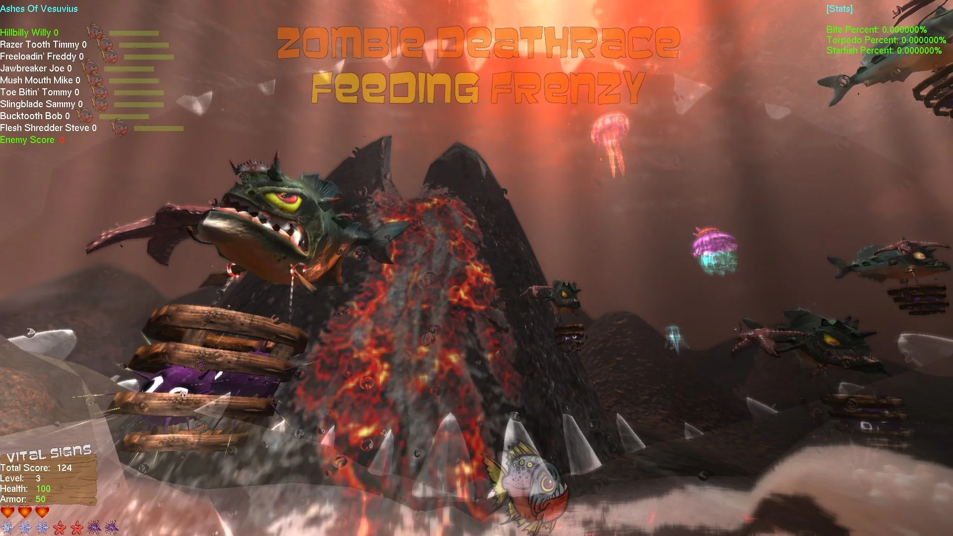 Изображение игры: Zombie Deathrace Feeding Frenzy