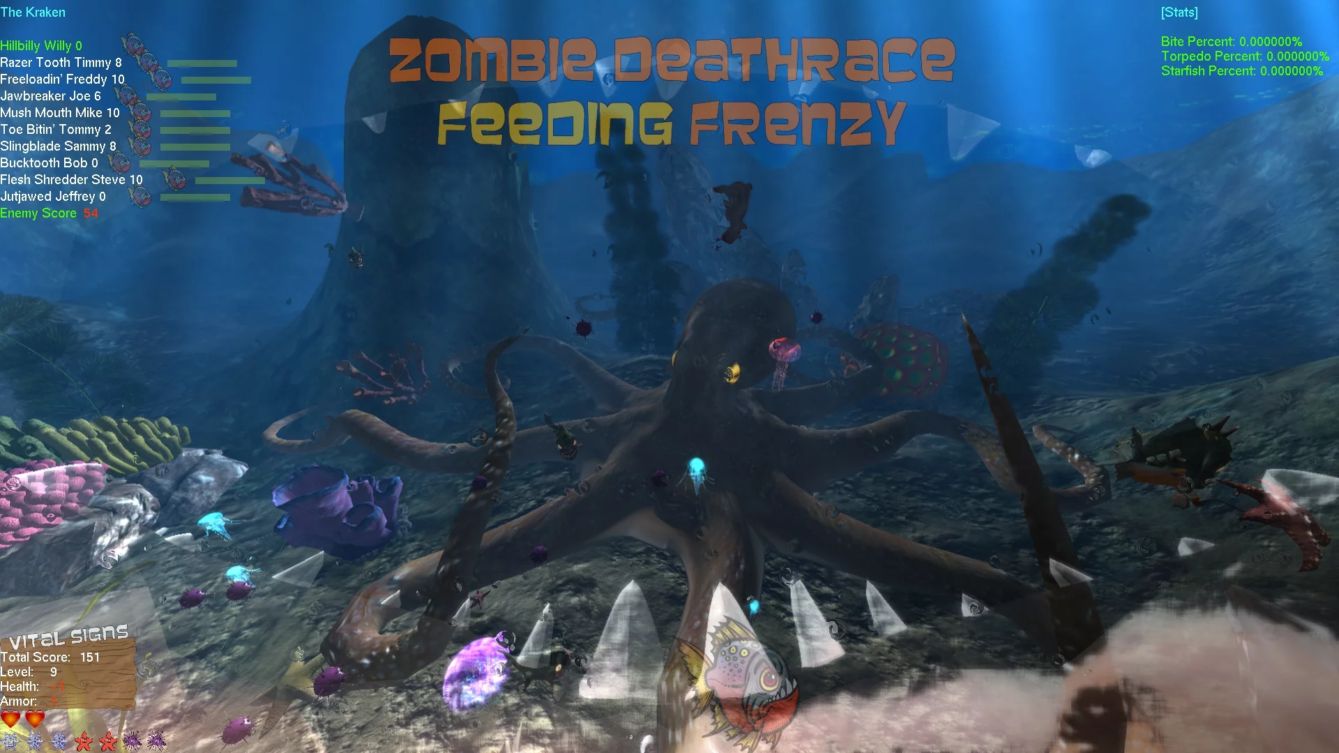 Изображение игры: Zombie Deathrace Feeding Frenzy