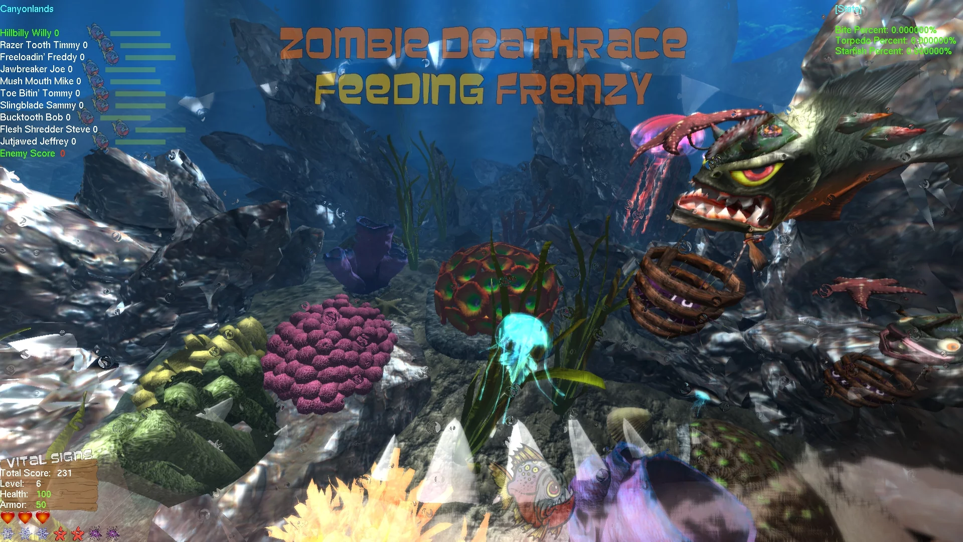 Изображение игры: Zombie Deathrace Feeding Frenzy