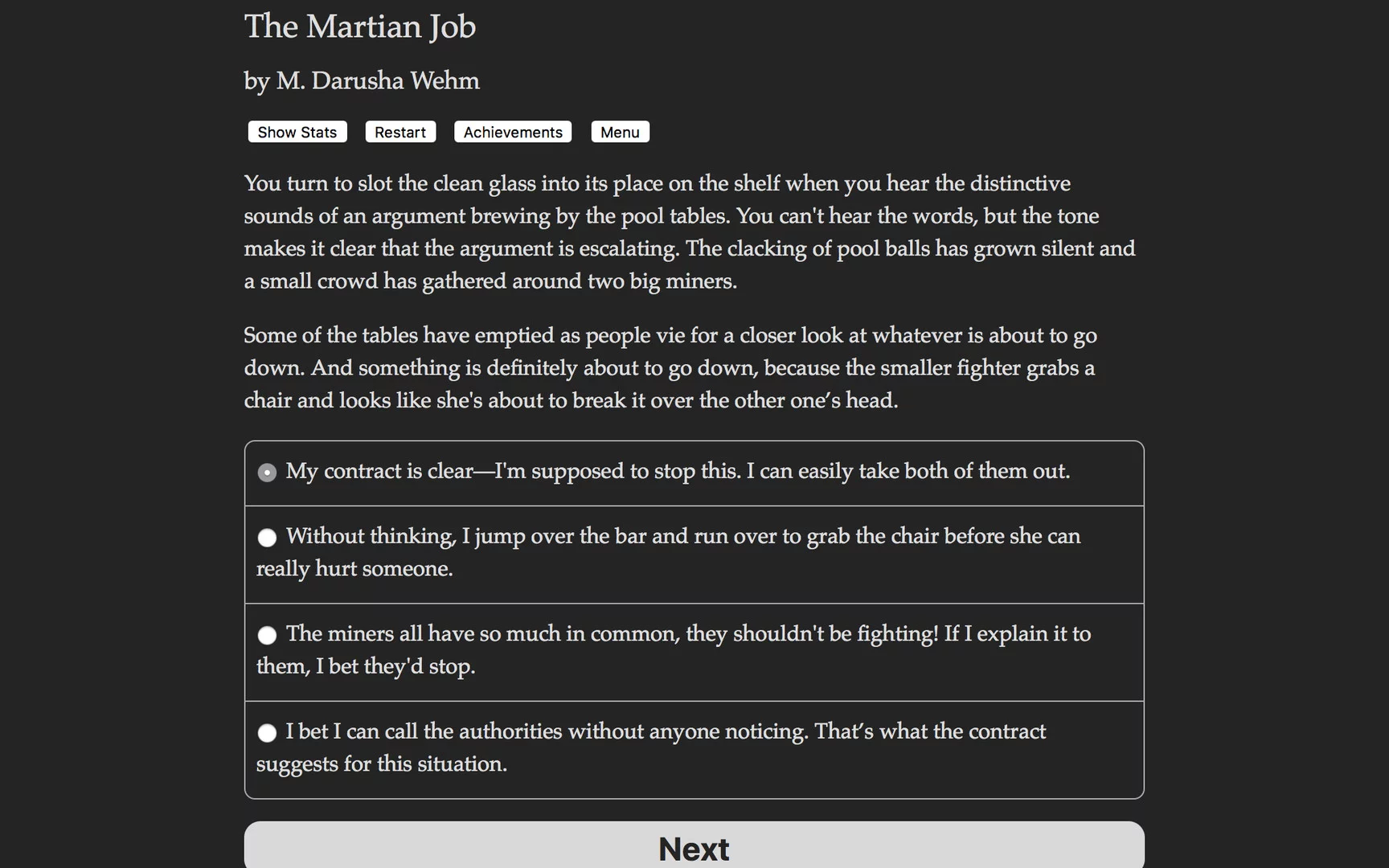 Изображение игры: The Martian Job