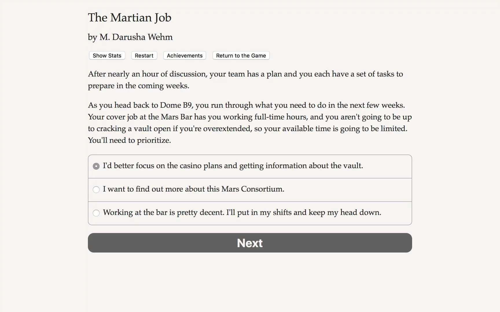 Изображение игры: The Martian Job