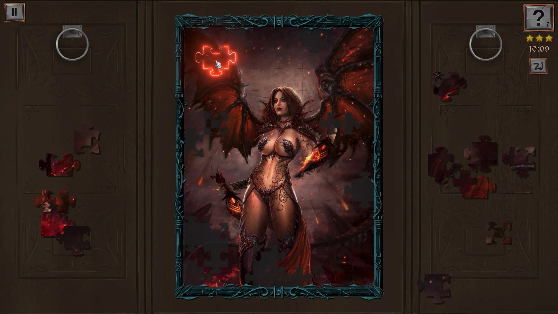 Изображение игры: Dark Fantasy: Jigsaw Puzzle