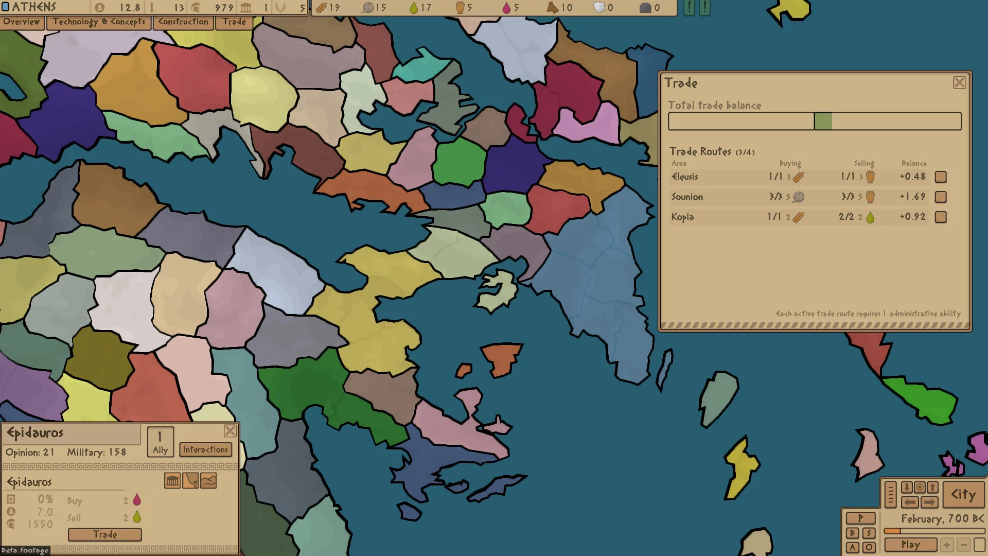 Изображение игры: Acropolis: The Archaic Age