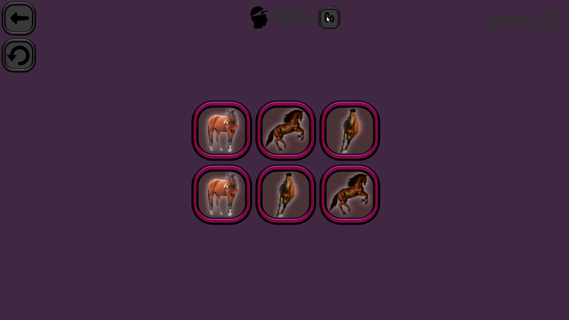Изображение игры: Animals Memory: Horses