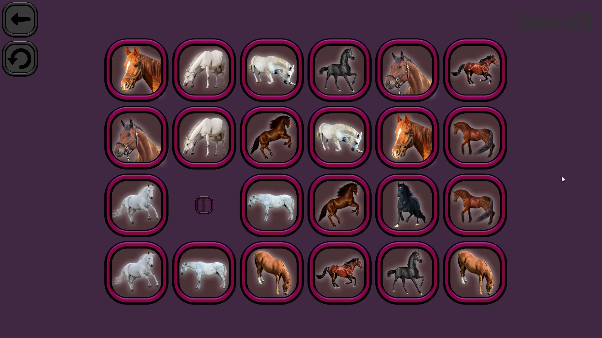 Изображение игры: Animals Memory: Horses