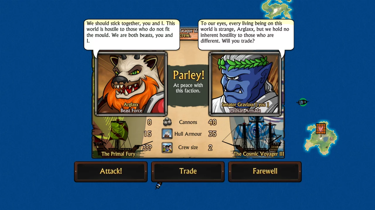 Изображение игры: Swords and Sandals Pirates