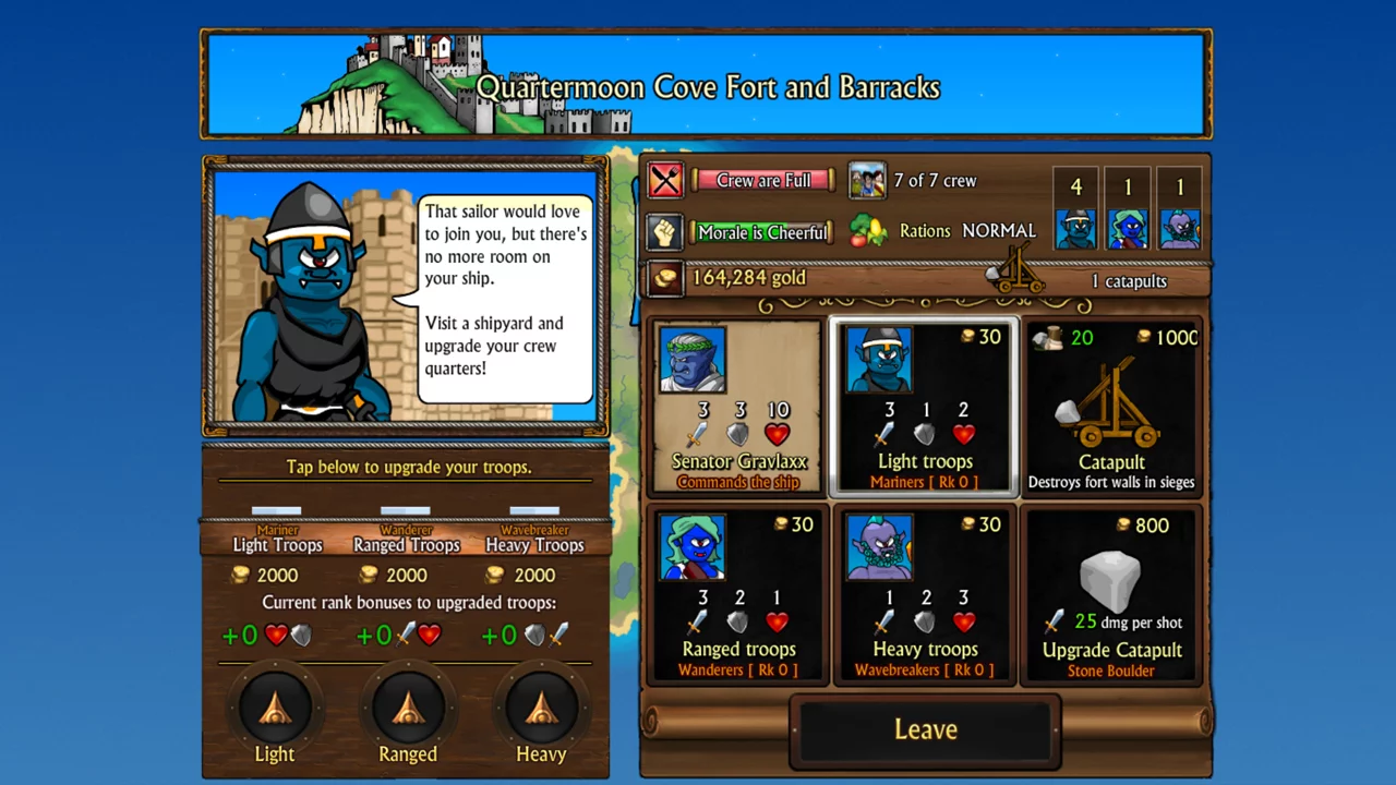 Изображение игры: Swords and Sandals Pirates