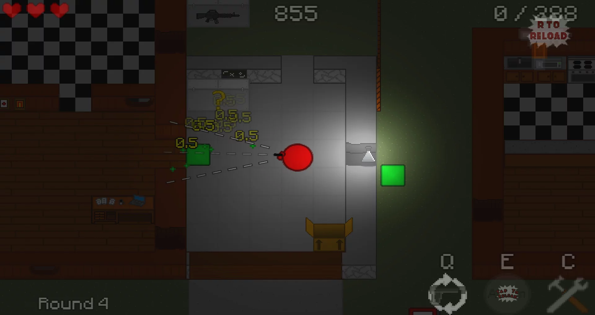 Изображение игры: Zombie Cubes