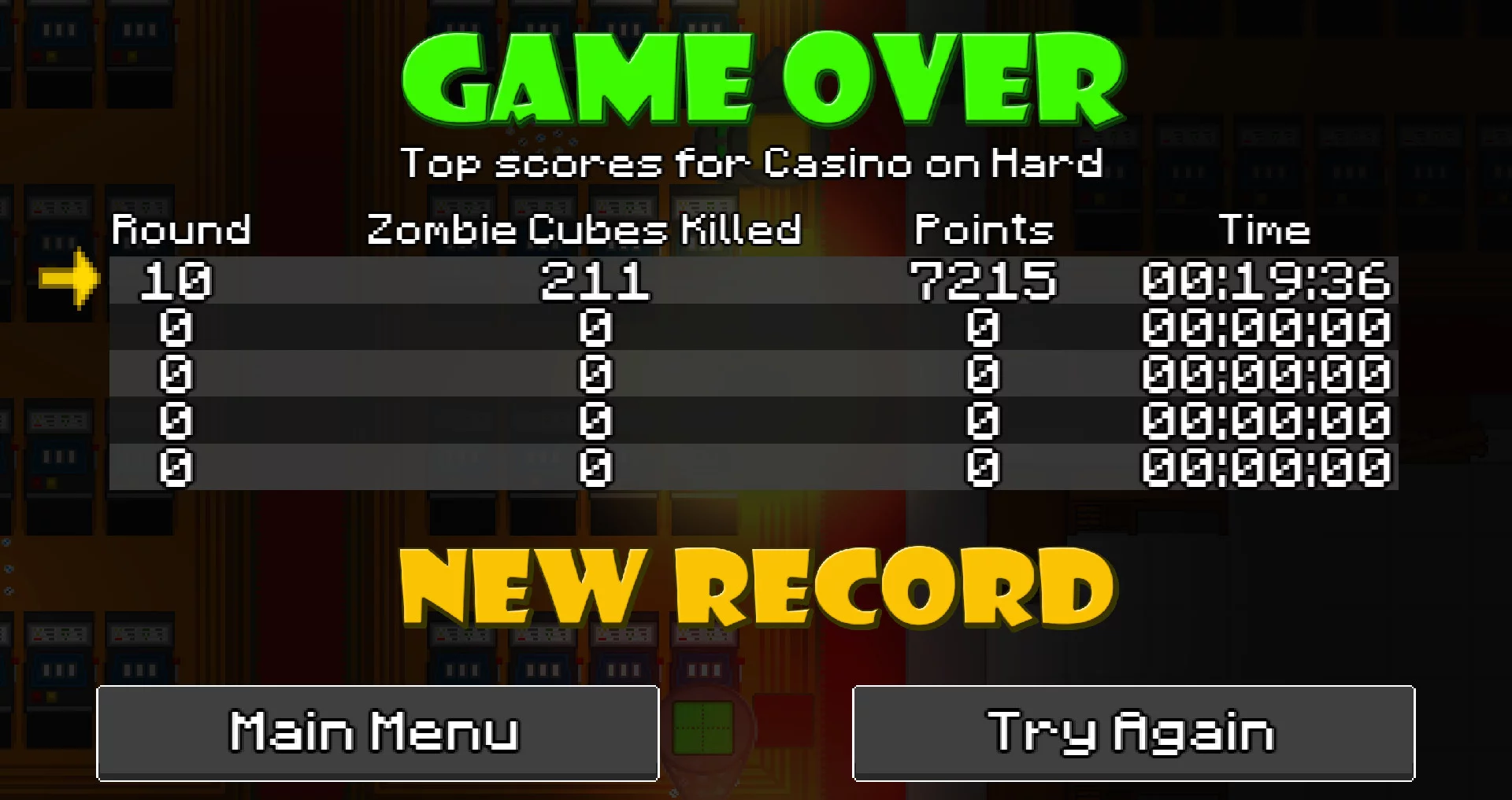 Изображение игры: Zombie Cubes