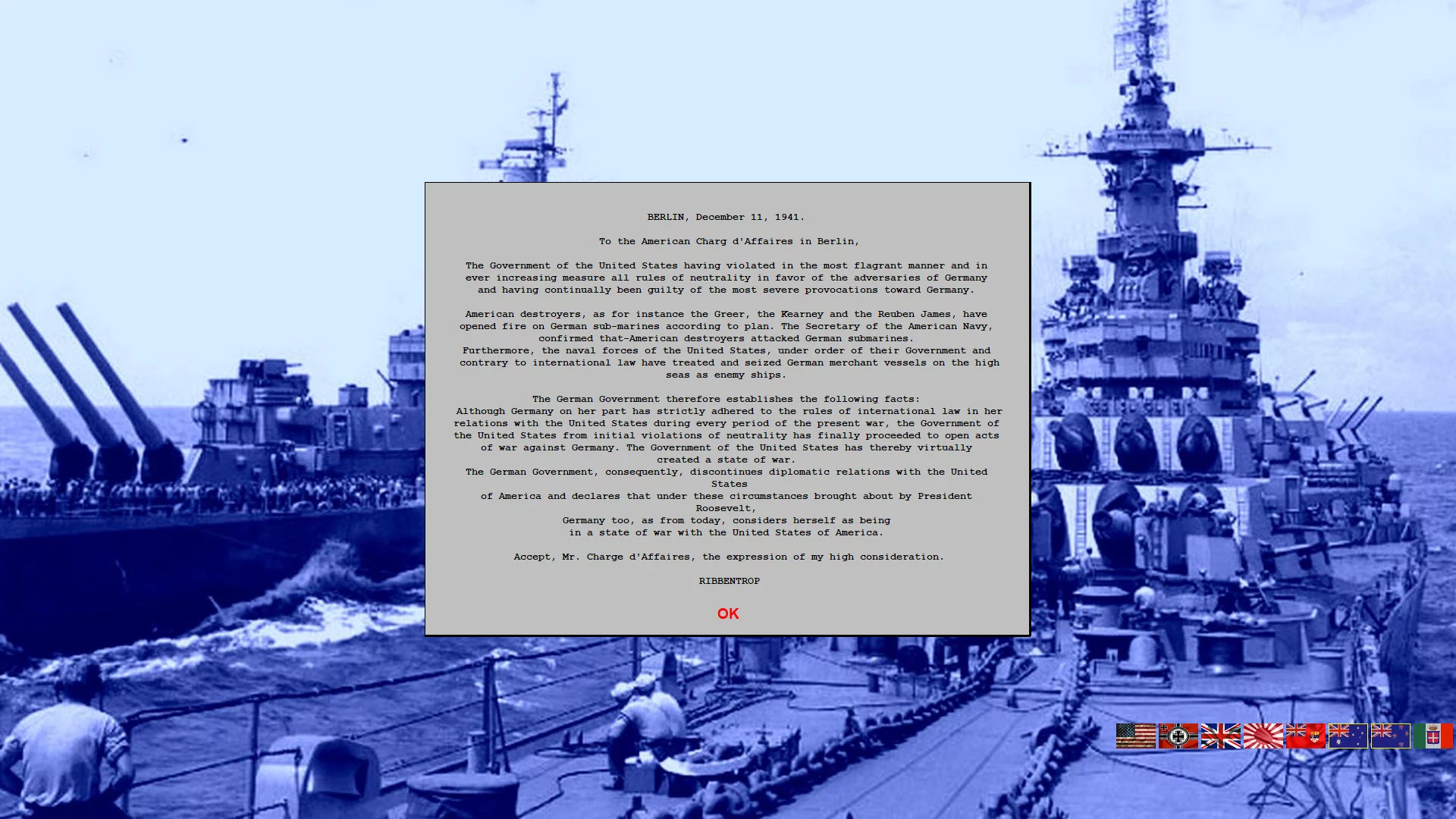Изображение игры: Battleships and Carriers - WW2 Battleship Game