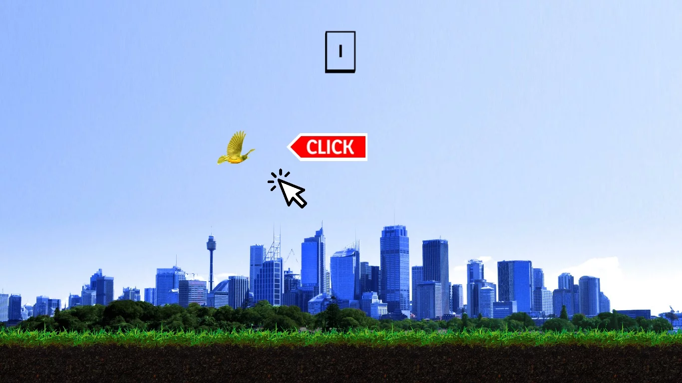 Изображение игры: A Flappy Bird in Real Life