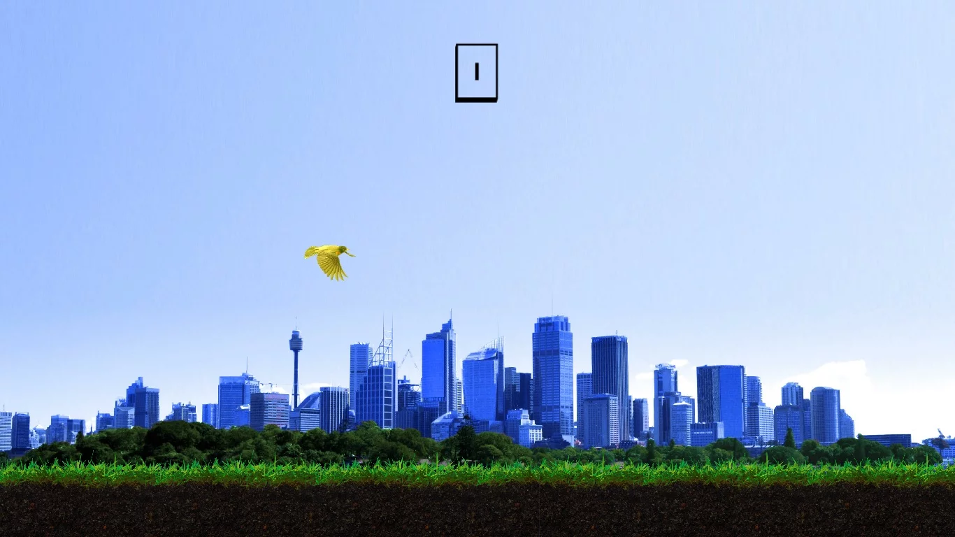 Изображение игры: A Flappy Bird in Real Life