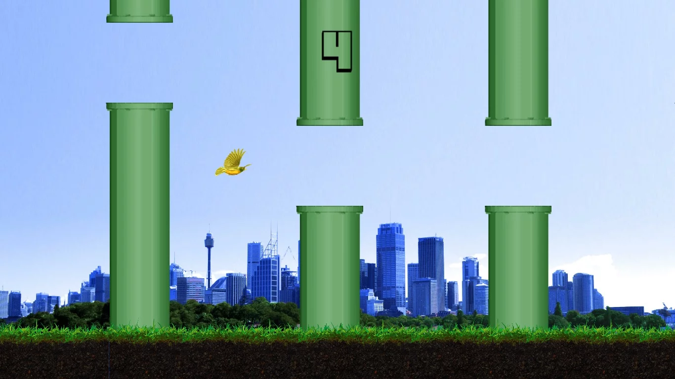 Изображение игры: A Flappy Bird in Real Life