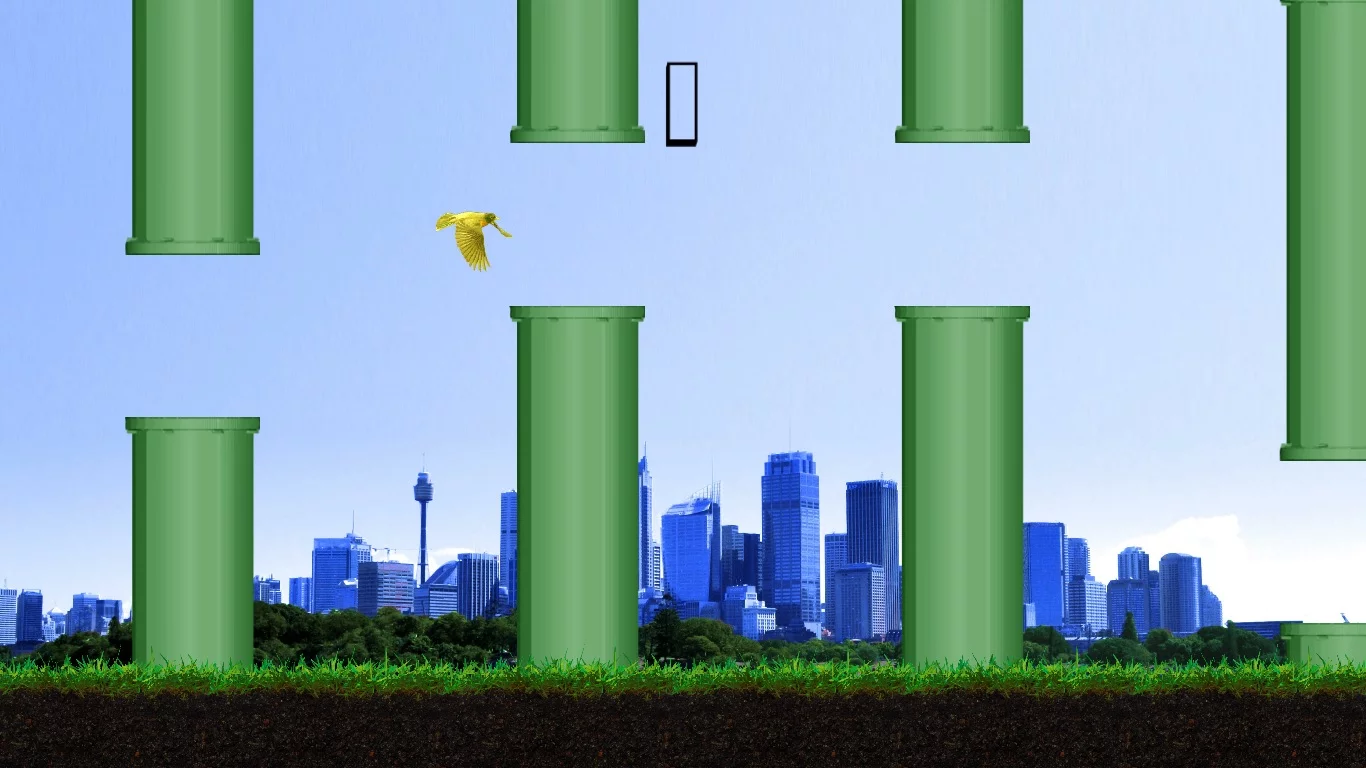 Изображение игры: A Flappy Bird in Real Life