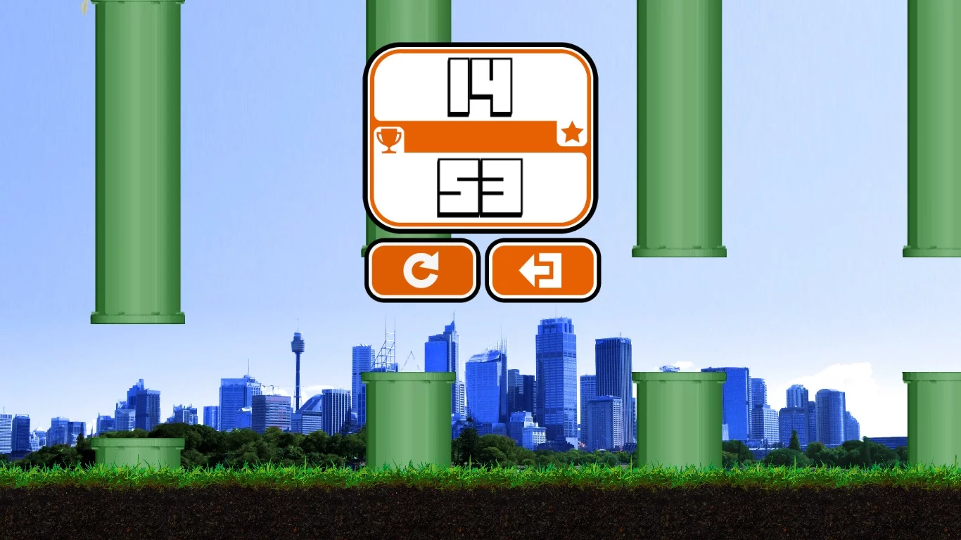 Изображение игры: A Flappy Bird in Real Life
