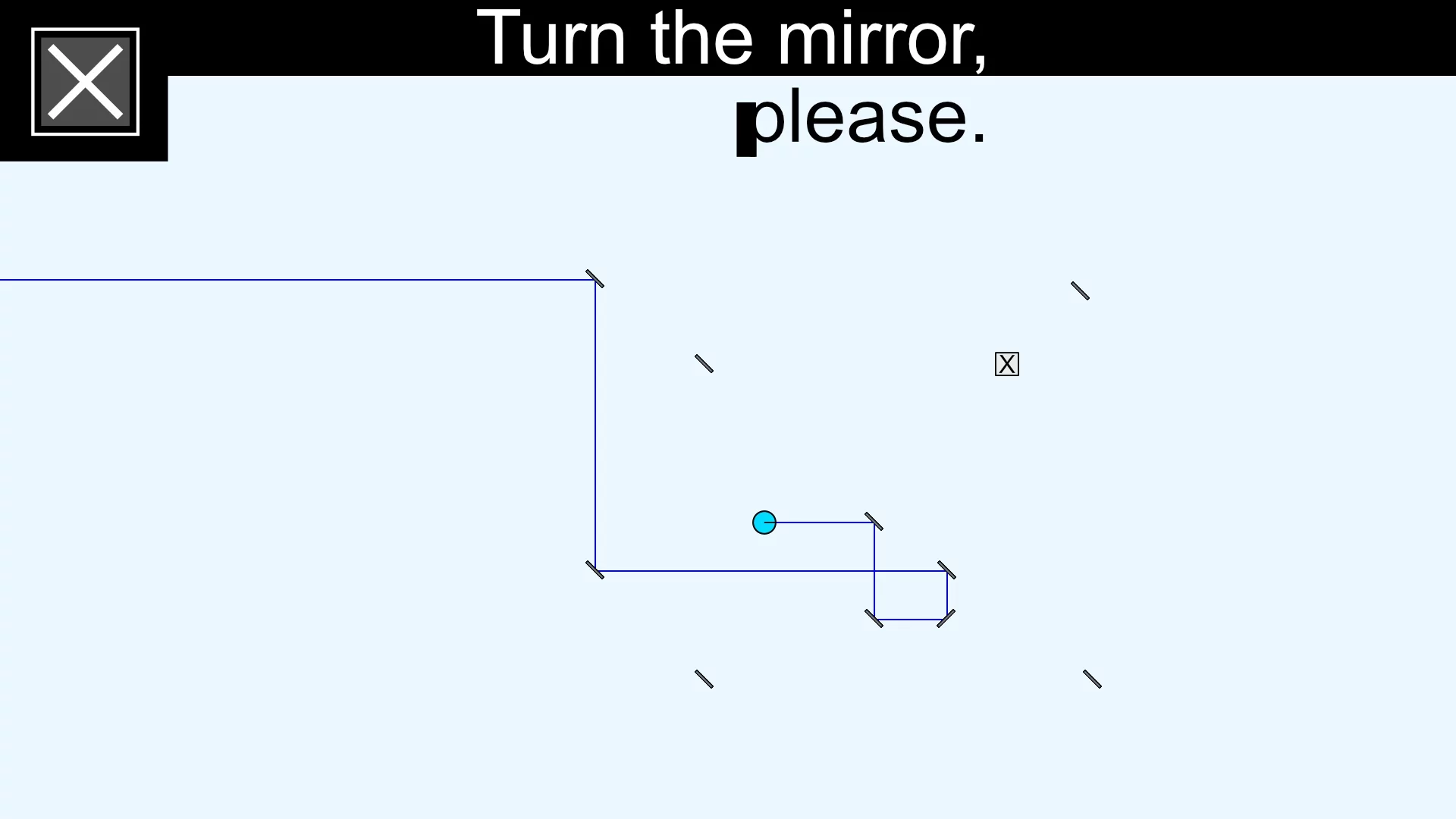 Изображение игры: Turn the mirror, please.