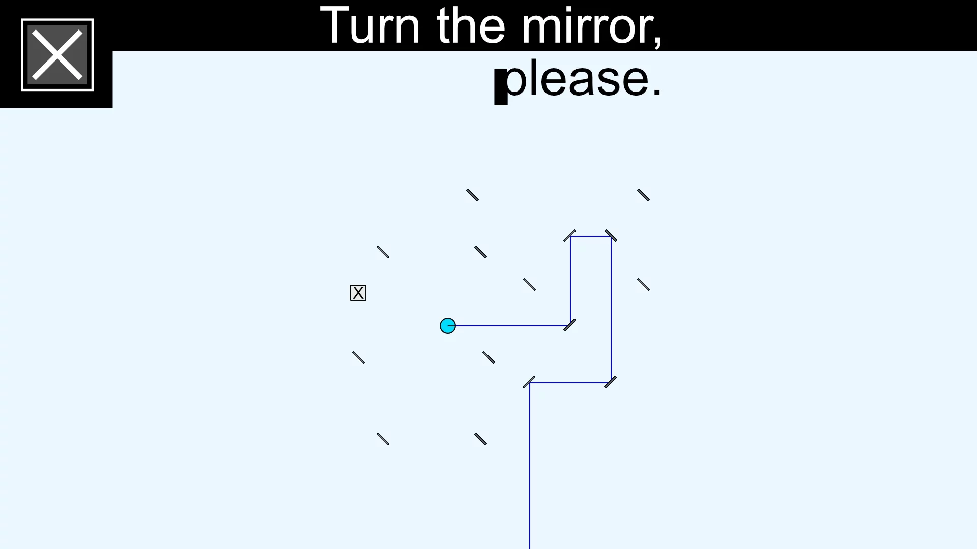 Изображение игры: Turn the mirror, please.