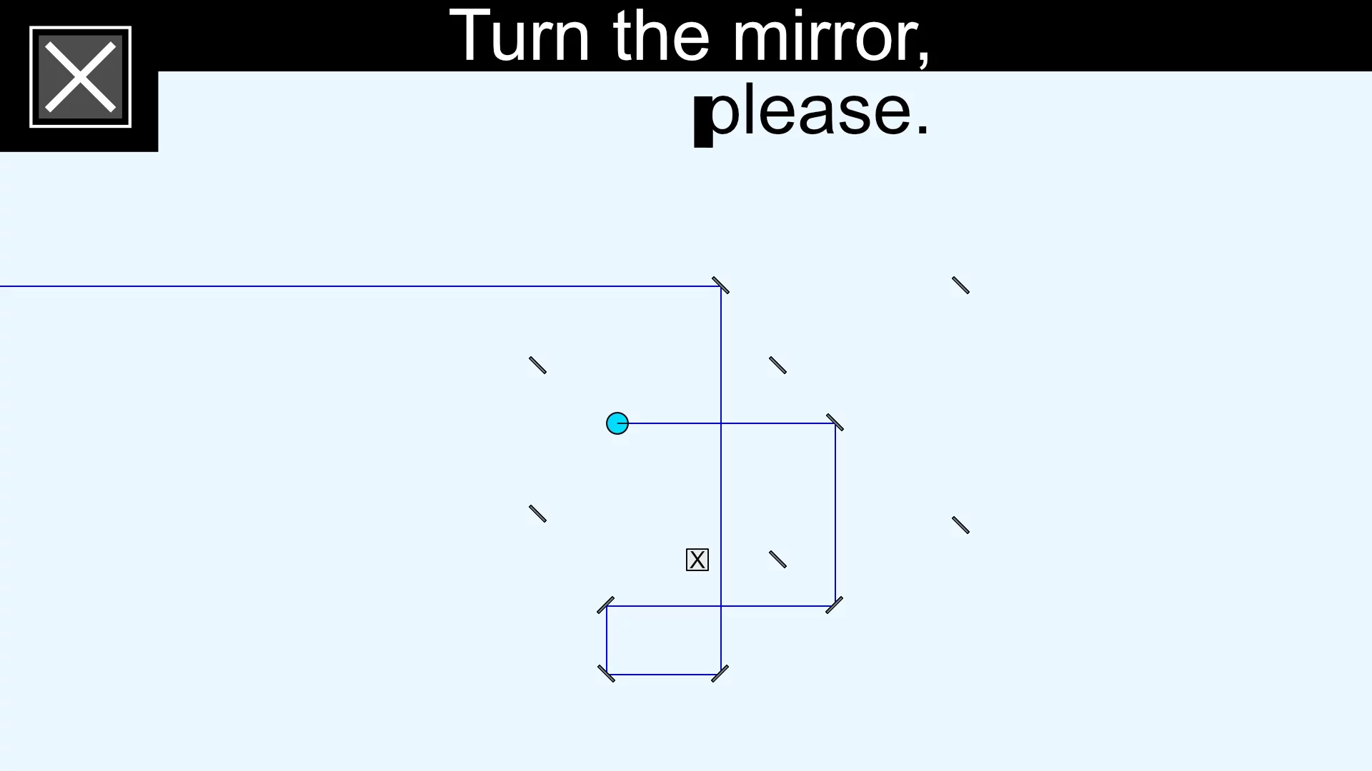 Изображение игры: Turn the mirror, please.