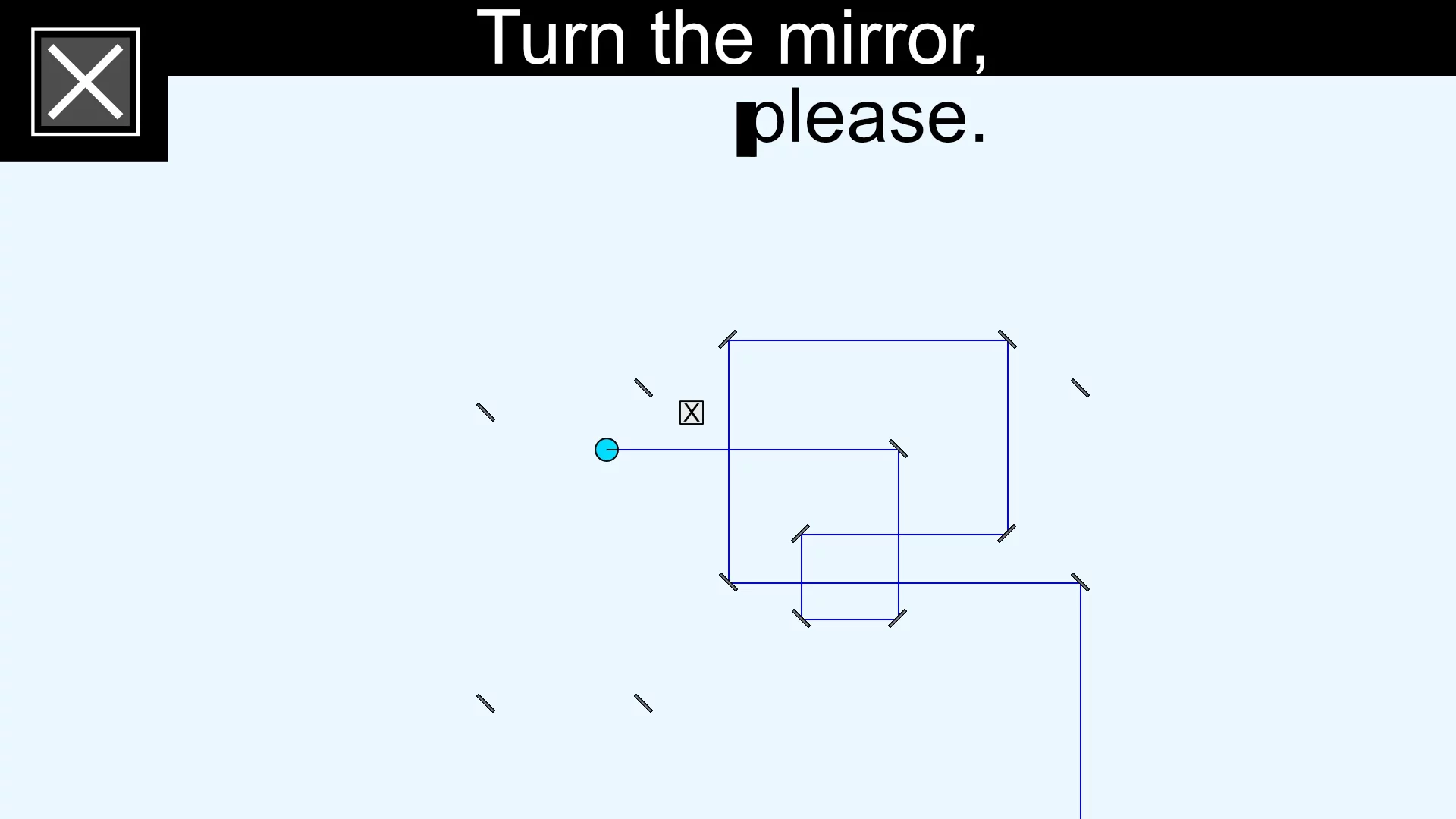 Изображение игры: Turn the mirror, please.
